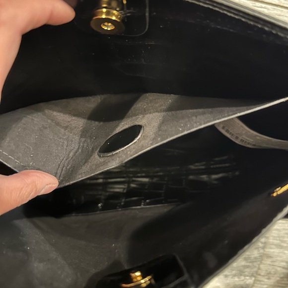 🖤NWOT” Zara “ Black Alligator Print Tote Bag - Picture 8 of 16